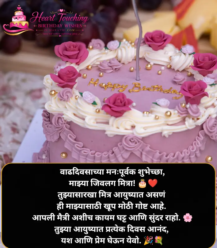 Best Friend Birthday Wishes in Marathi